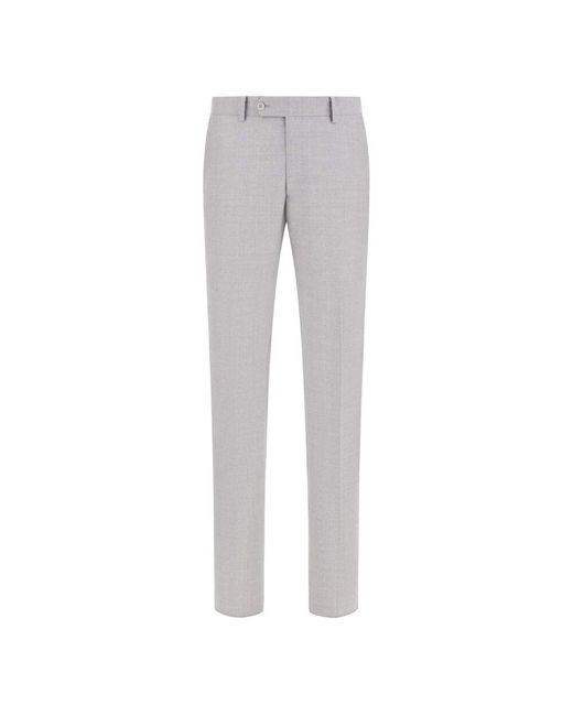 Boggi B Aria Reine Wollhose in Gray für Herren