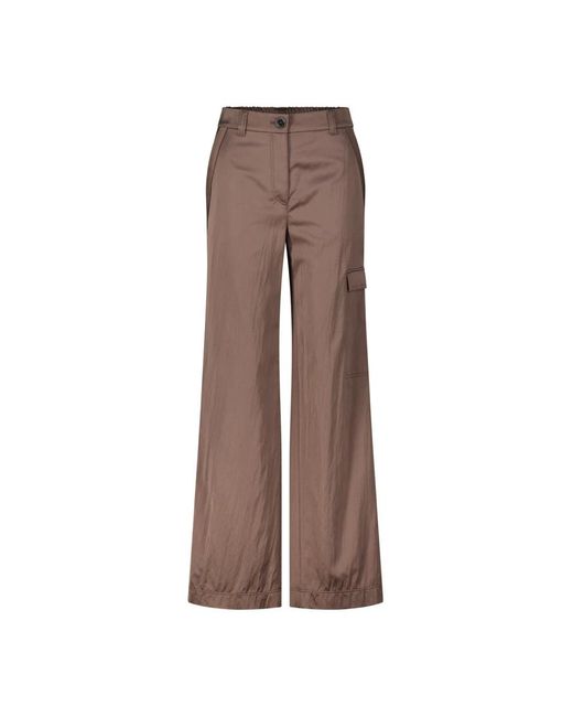 Marc Cain Wide Trousers in het Brown