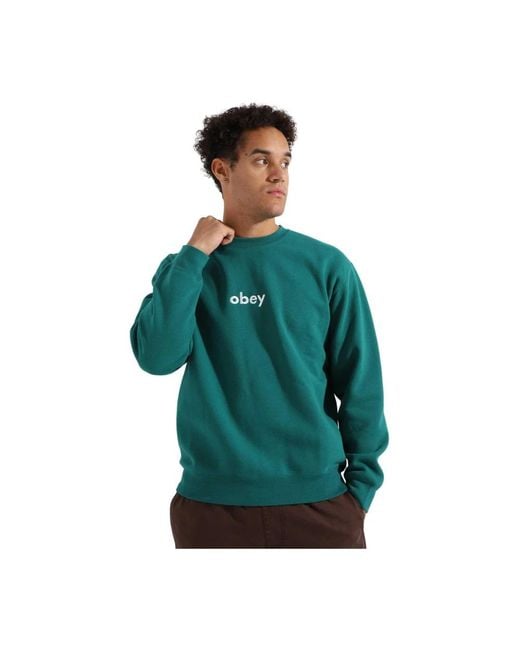 Obey Green Sweatshirts for men
