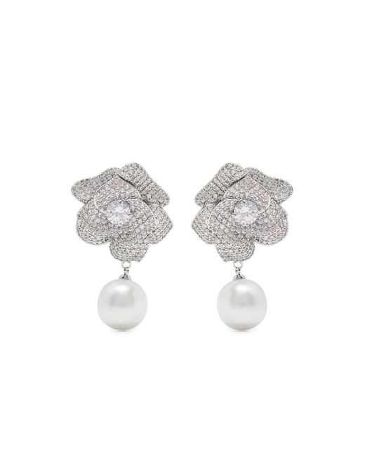 Self-Portrait Metallic Earrings