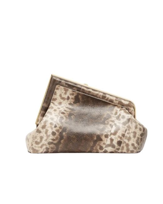 Fendi Brown Clutches