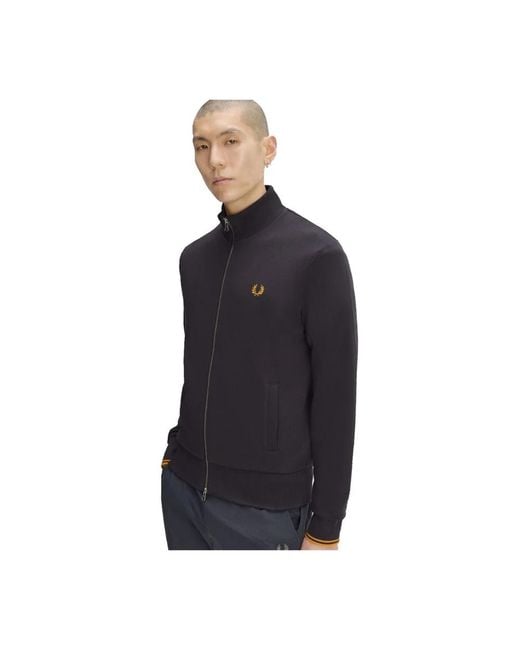 Zip-Throughs di Fred Perry in Blue da Uomo