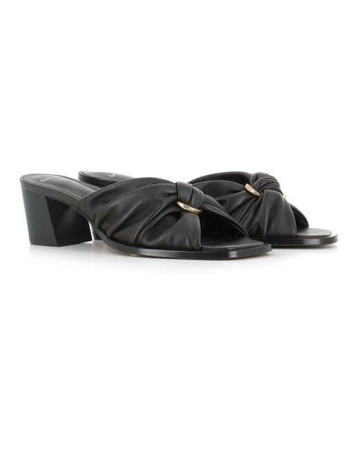 Paul Smith Brown Heeled Mules