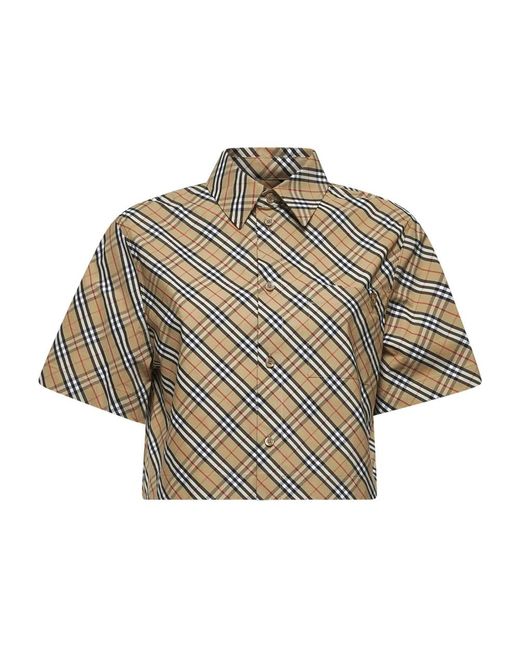 Burberry Shirts in het Brown