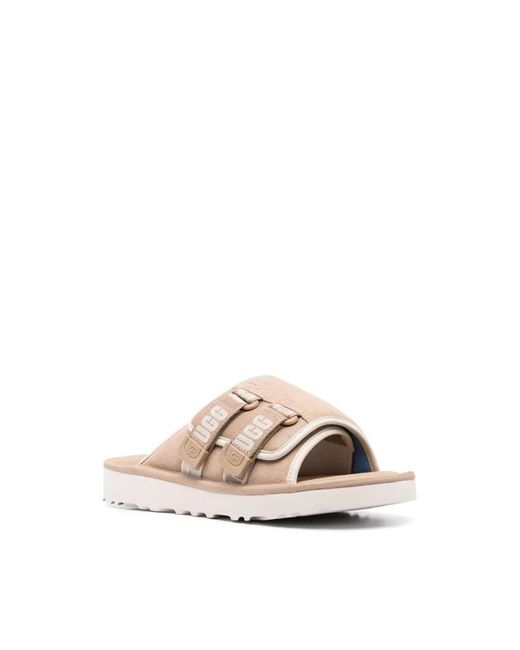 Ugg Schoenen ,Suède Suède Sandalen Met Klittenbandsluiting in het Pink voor heren