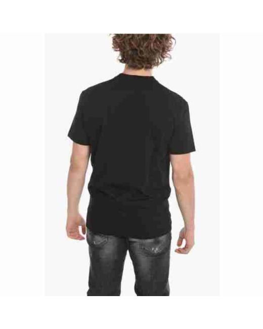 DSquared² Tops ,Zwart ,Katoen Klassiek T-Shirt in het Black voor heren