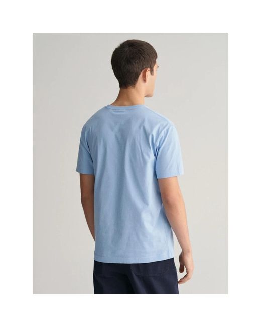 Gant T-shirts in Blue für Herren