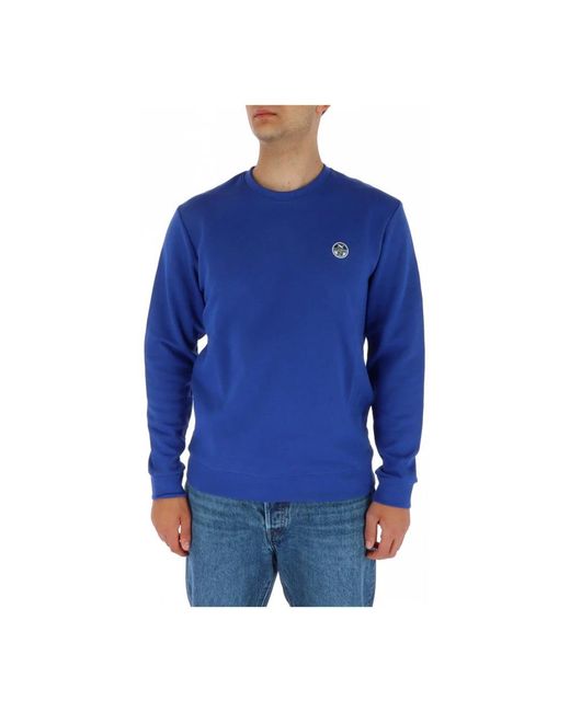 North Sails Blue Sweatshirts for men