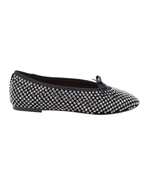 Lola Cruz Black Ballerinas