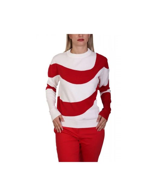 Marella Red Round-Neck Knitwear