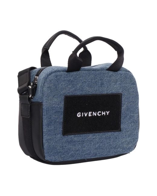 Handbags Givenchy de color Blue