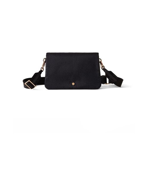Borbonese Black Mini Crossbody Bag