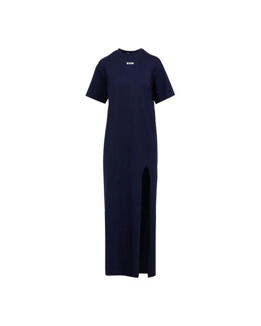 Maxi Dresses MSGM en coloris Blue