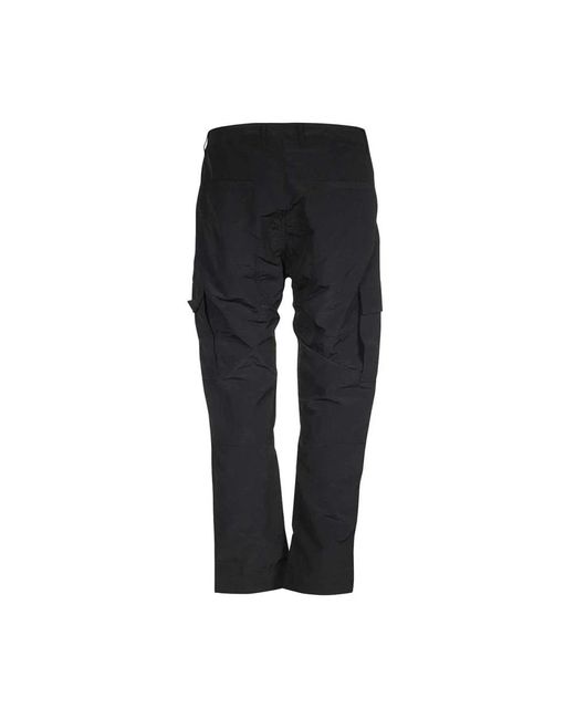 Marcelo Burlon Black Straight Trousers for men