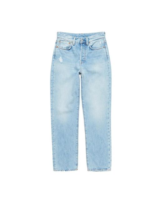 Acne Blue Blaue high-waist-jeans