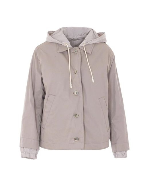 Herno Giacca Corta Reversibile in het Gray