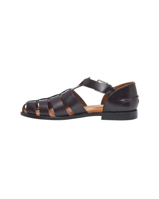 Sebago Brown Flat Sandals for men