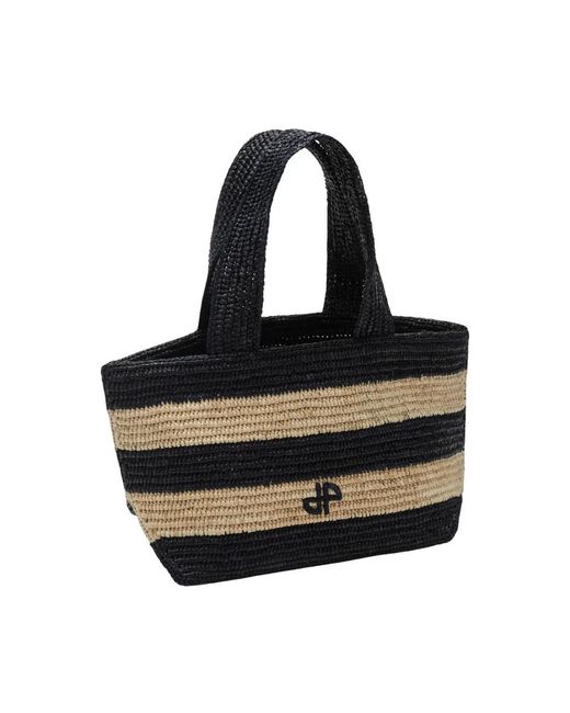 Patou Black Shopping Bags