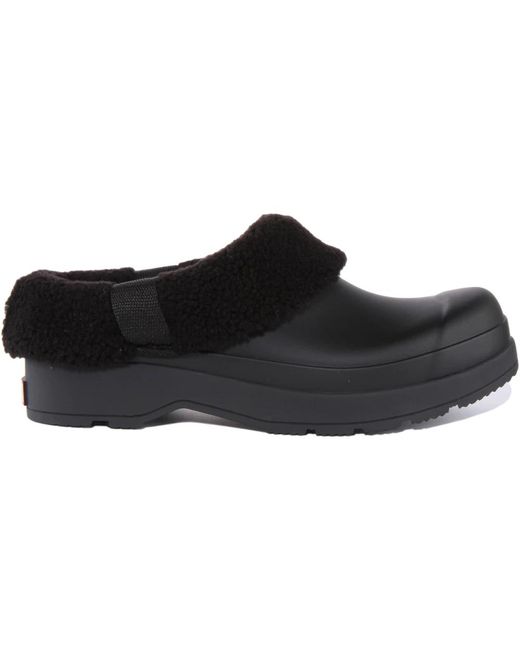 Hunter Black Clogs for men