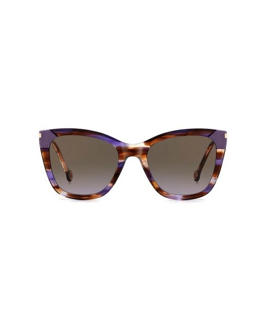 Carolina Herrera Brown Sunglasses
