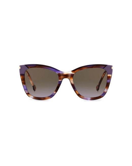 Carolina Herrera Brown Sunglasses
