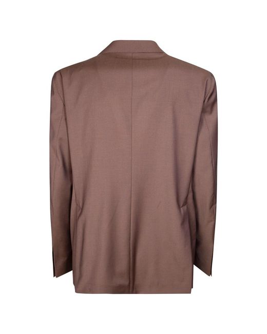 Tagliatore Brown Single Breasted Suits for men