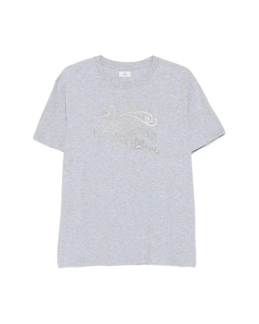 Etro White T-Shirts for men