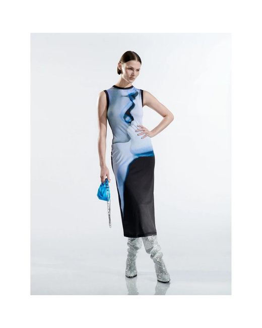 Stine Goya Blue Midi Dresses