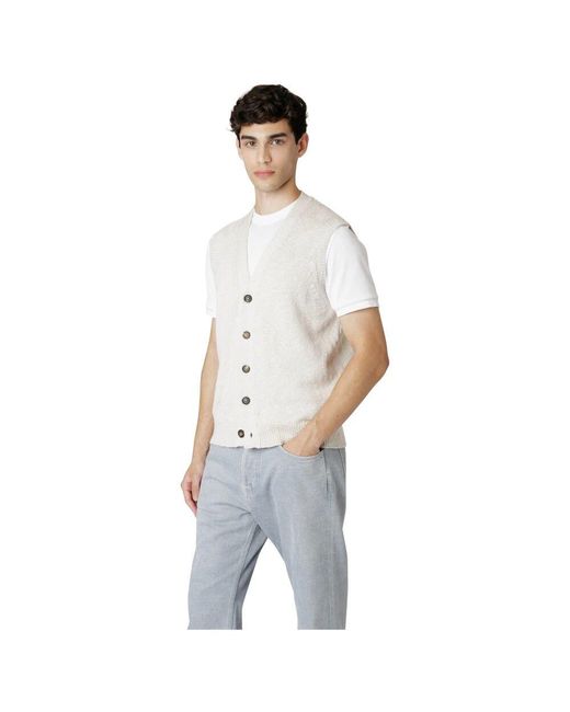 Cardigans Eleventy de hombre de color Gray