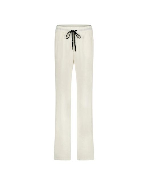 Trousers > straight trousers Jane Lushka en coloris White