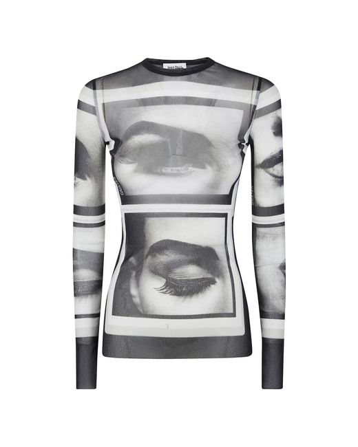 Jean Paul Gaultier Gray Long Sleeve Tops