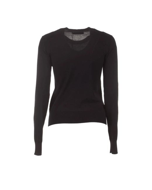 Dolce & Gabbana Black Round-Neck Knitwear