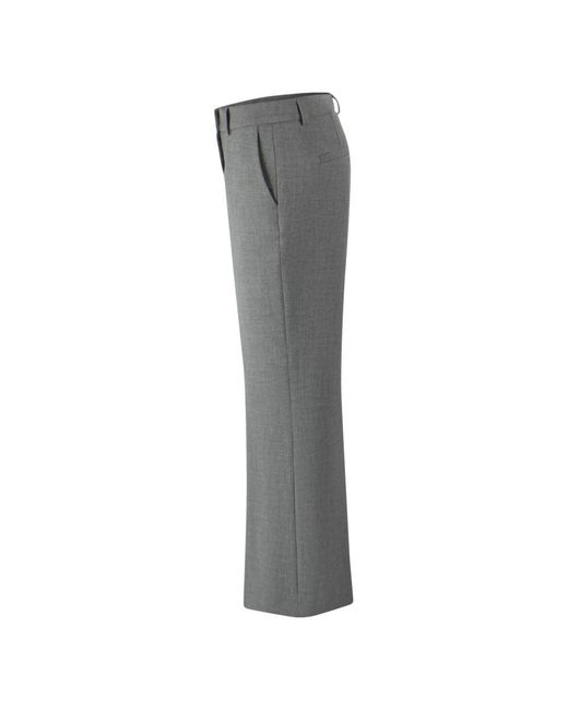 Seductive Broeken ,Grijs ,Leer Wide Broeken in het Gray voor heren