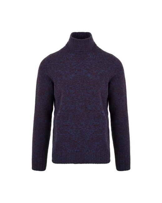 Drumohr Blue Turtlenecks for men