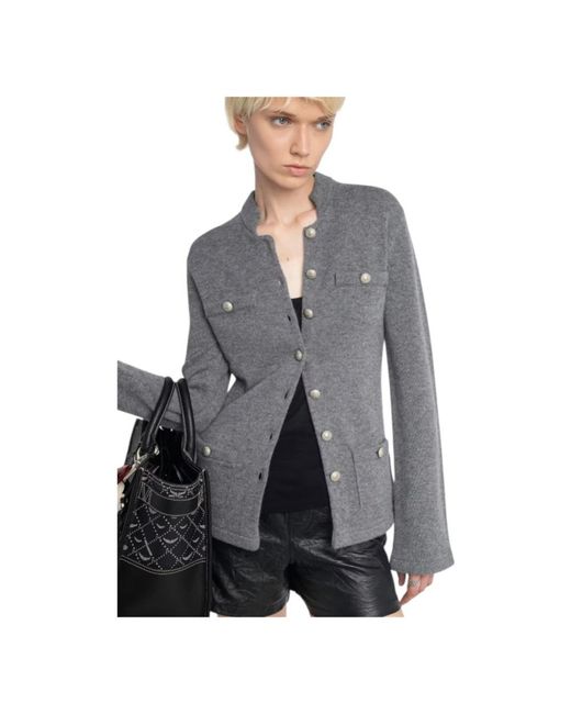 Zadig & Voltaire Gray Cardigans