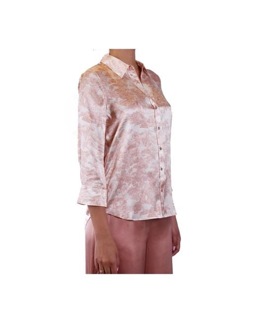 Blouses & shirts > shirts L'Agence en coloris Pink