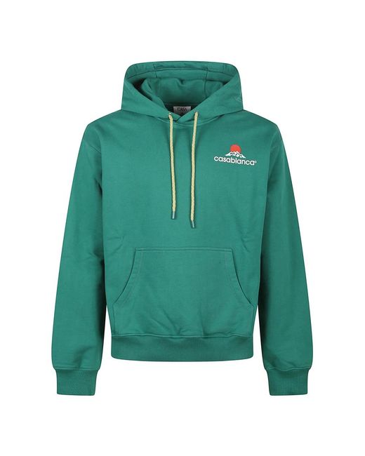 Casablanca Green Hoodies for men