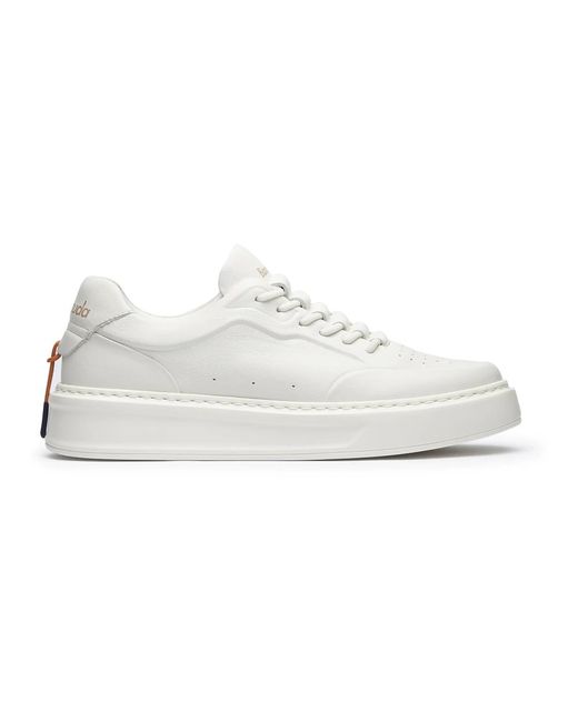 Sneaker phoenix de cuero nappa blanco Barracuda de color White