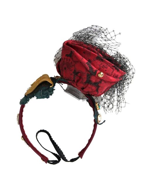 Headbands Dolce & Gabbana de color Red