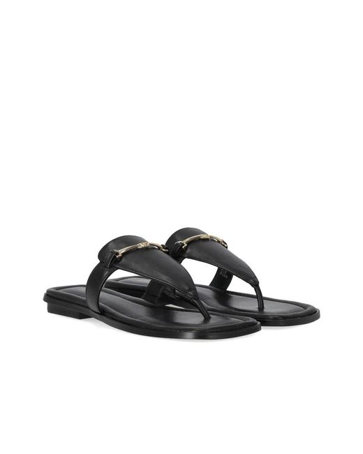 Michael Kors Black Flip Flops