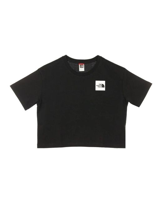 The North Face Black Cropped Fine Tee