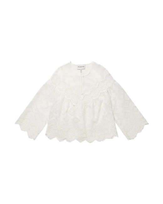 Munthe Valiance Blouse in het White