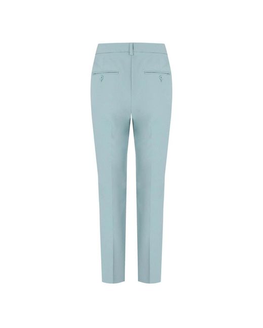 Weekend by Maxmara Blue Blaue Hose Mit Hoher Taille