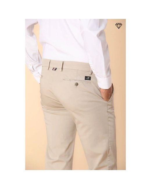 Chinos di Mason's in Natural da Uomo