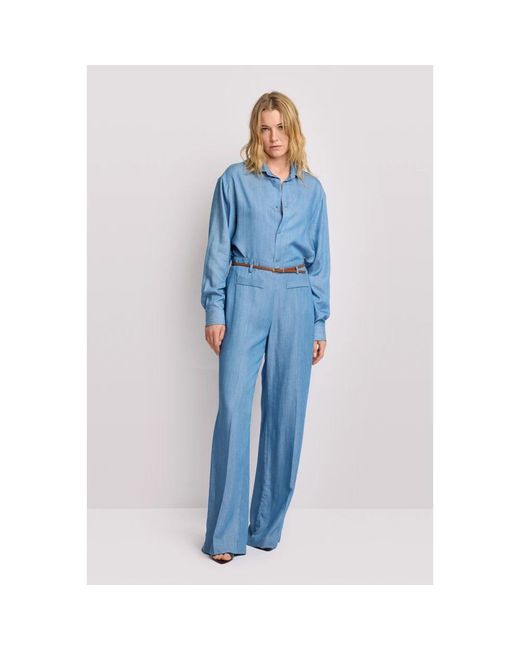 Kocca Extra Wijde, Elegante Broek in het Blue