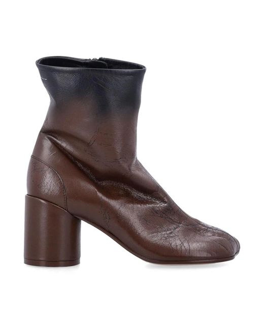 MM6 by Maison Margiela Brown Heeled Boots
