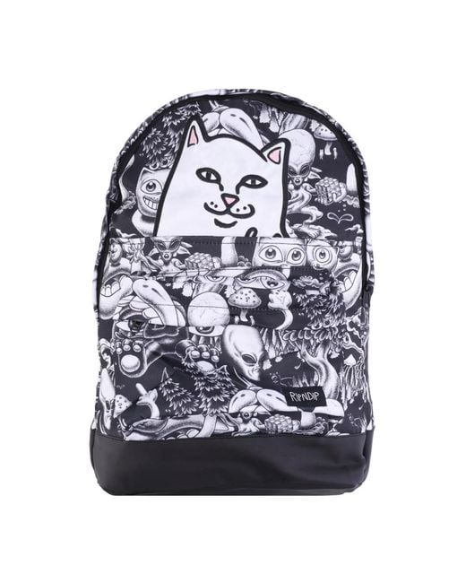 RIPNDIP Black Backpacks for men