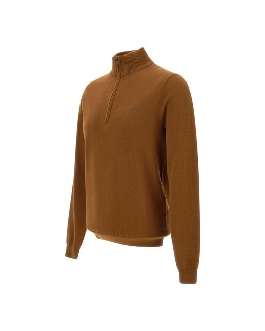 Turtlenecks Sun 68 de hombre de color Brown