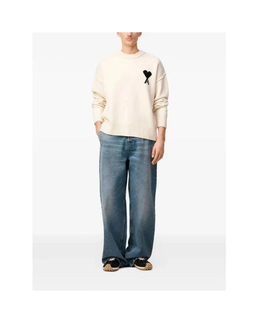 AMI Adc Sweater in het White voor heren