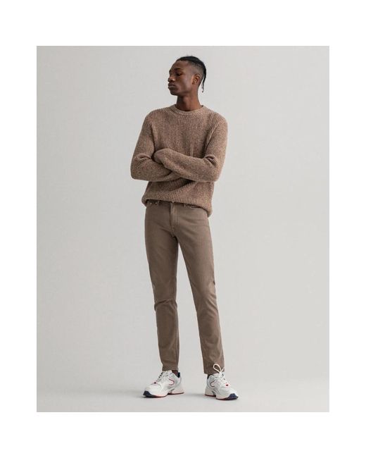 Gant Stretchy Slim-Fit Jeans in het Brown voor heren